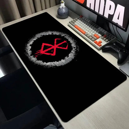 Canvanation BLACK-8 / 900x400x3mm Tapis De Souris - Manga Anime