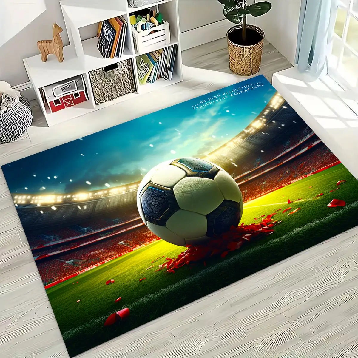 Canvanation 7 / 230x160cm( 90x62in ) Tapis De Chambre - 3D Terrain De Football Stade