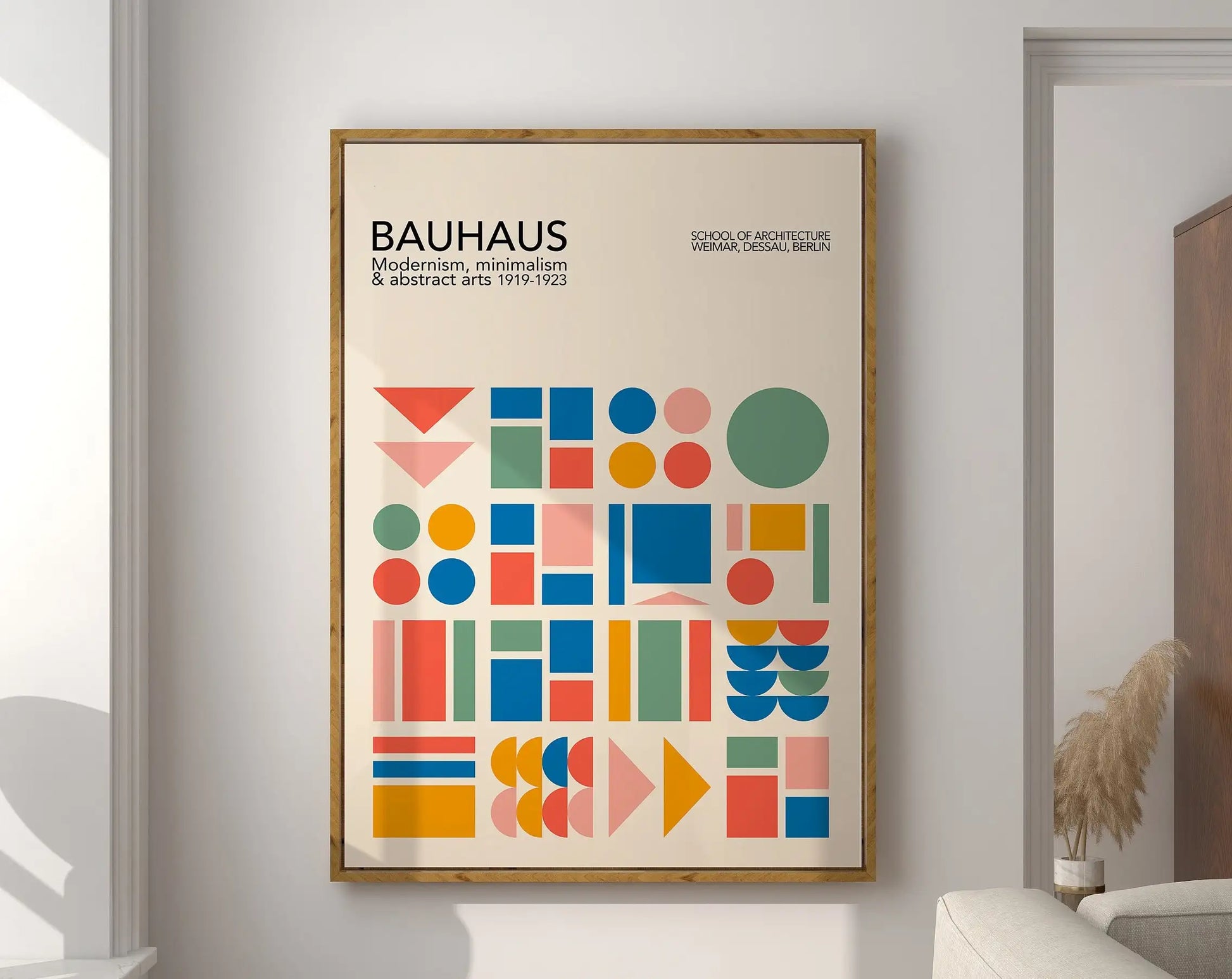 Affiche Moderne Salon Bauhaus