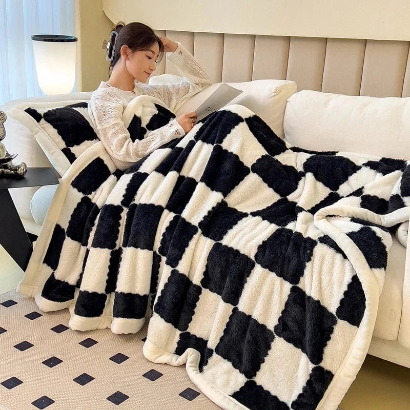 Canvanation Plaid en Flanelle Moderne – Doux