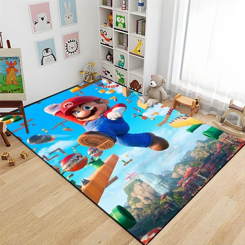Canvanation Style A / 150x220cm (59x86in) Tapis De Chambre - 3D Super Mario Bros HD