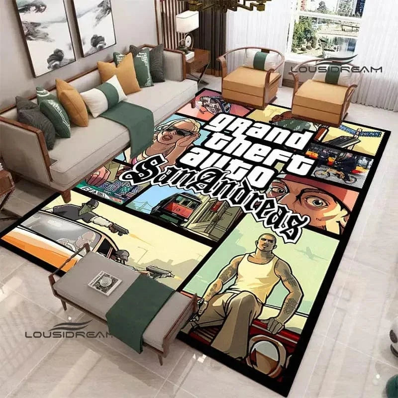 Canvanation 23 / 120x160cm Tapis de Chambre GTA