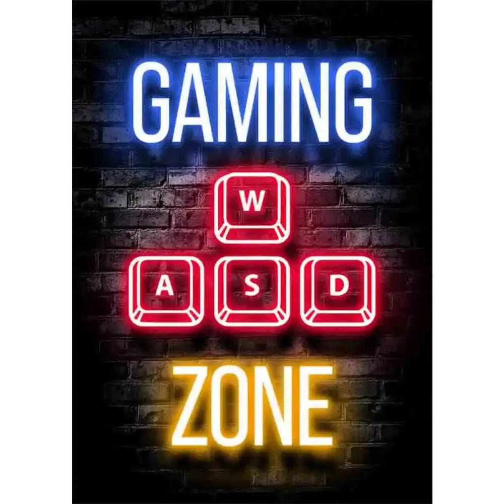 Affiche Neon Chambre Gaming