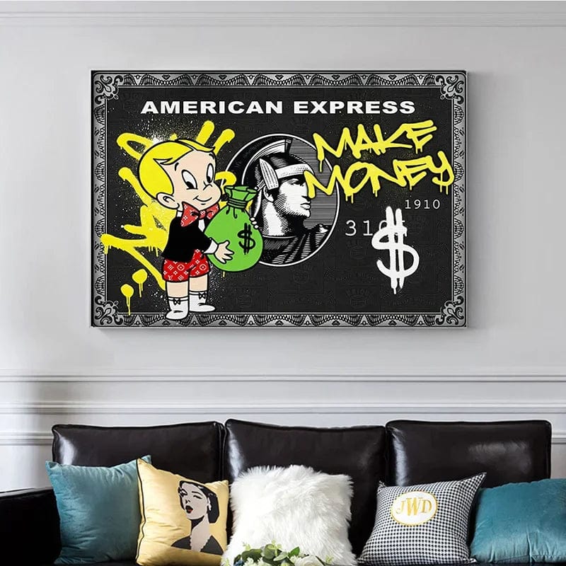 Affiche Moderne Monopoly Alec Pop Art