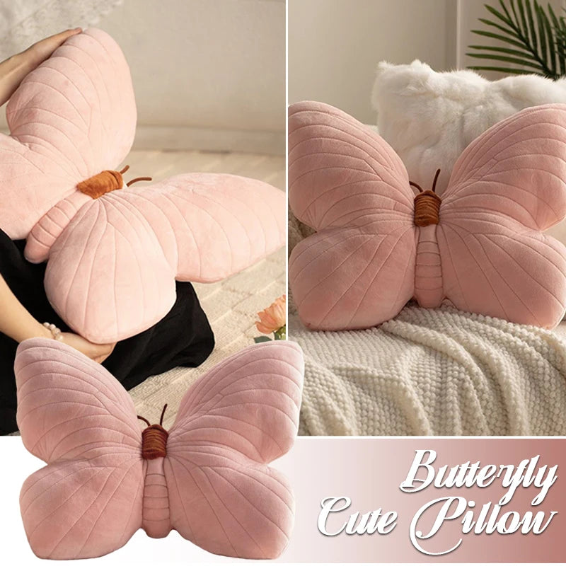 Coussin en Forme de Papillon - Élégance et Confort