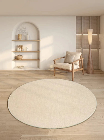 Canvanation J / 160x160CM Tapis Rond Moderne à Rayures – Super Doux Et Résistant Au Temps