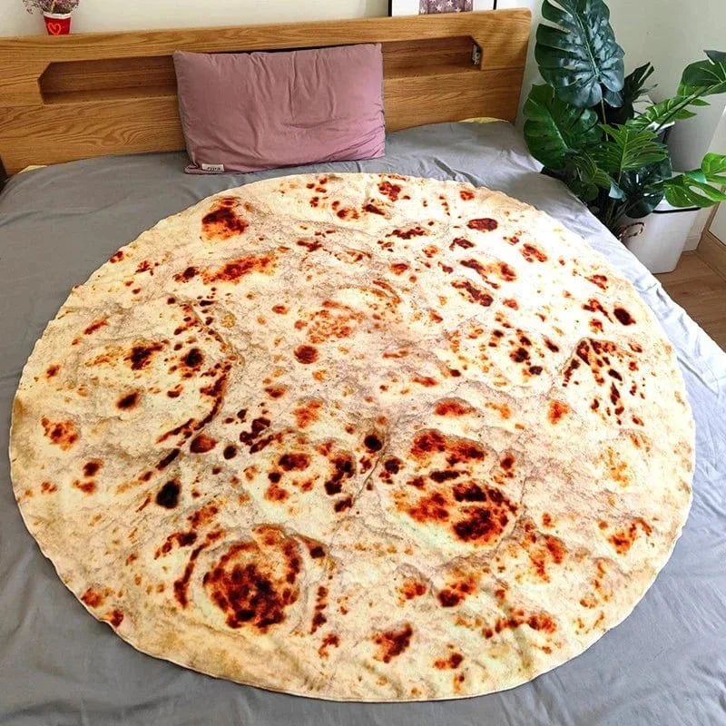 Canvanation 120cm / Yellow Couverture Polaire Crêpe Nourriture