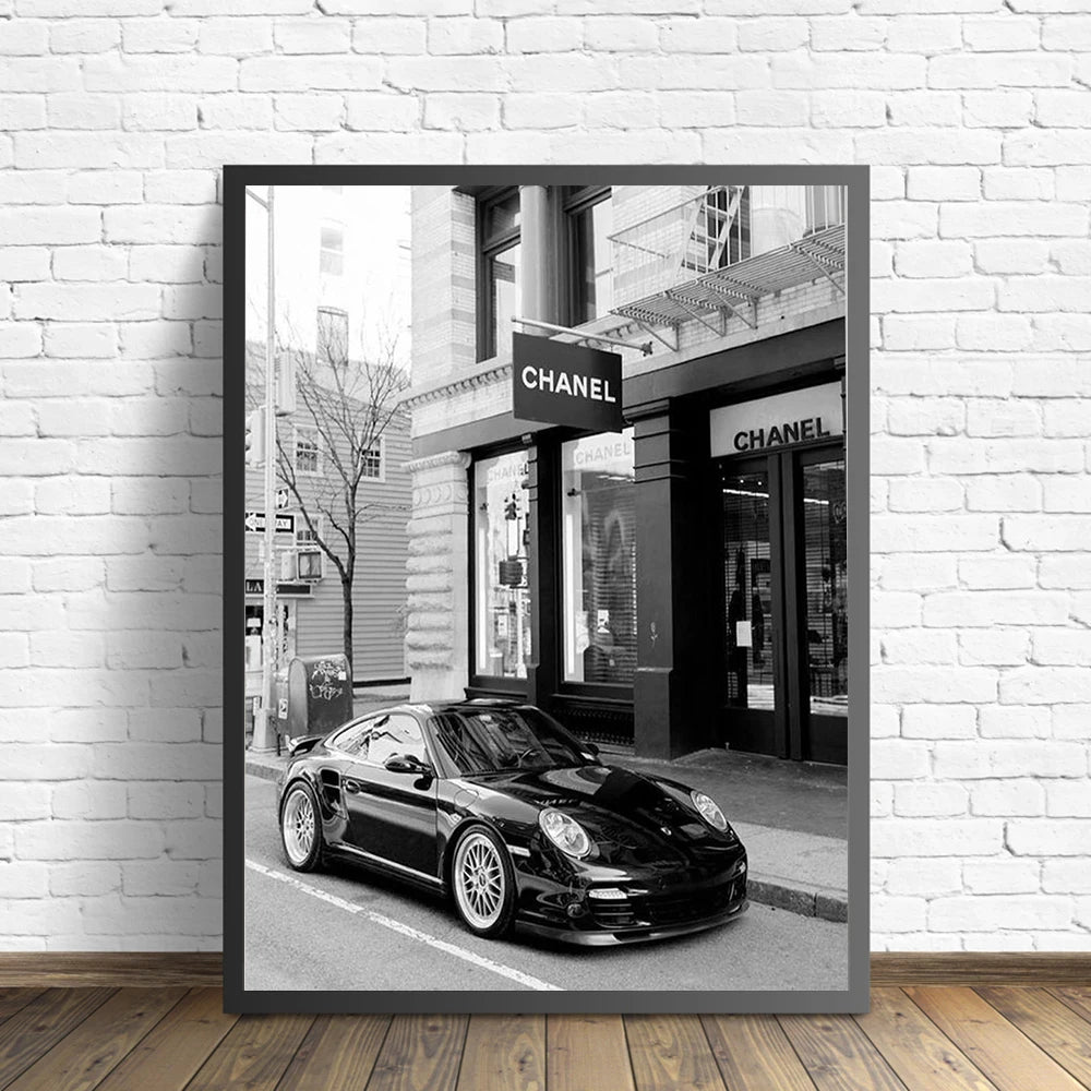 Affiche Super Sports Voiture 911