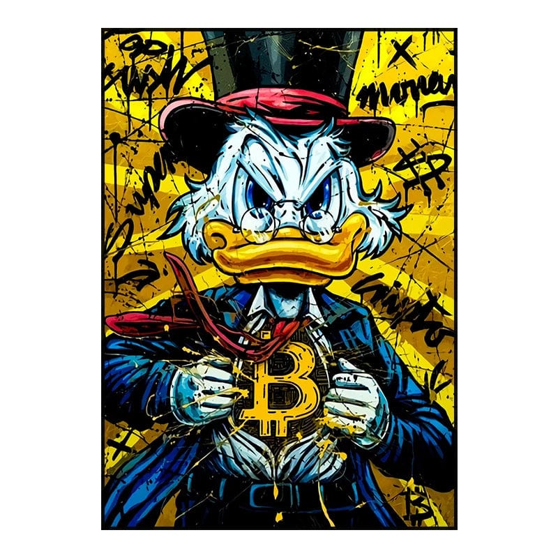 Poster Picsou Bitcoin