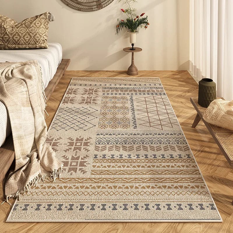 Canvanation Tapis De Salon  Beige Bohemien
