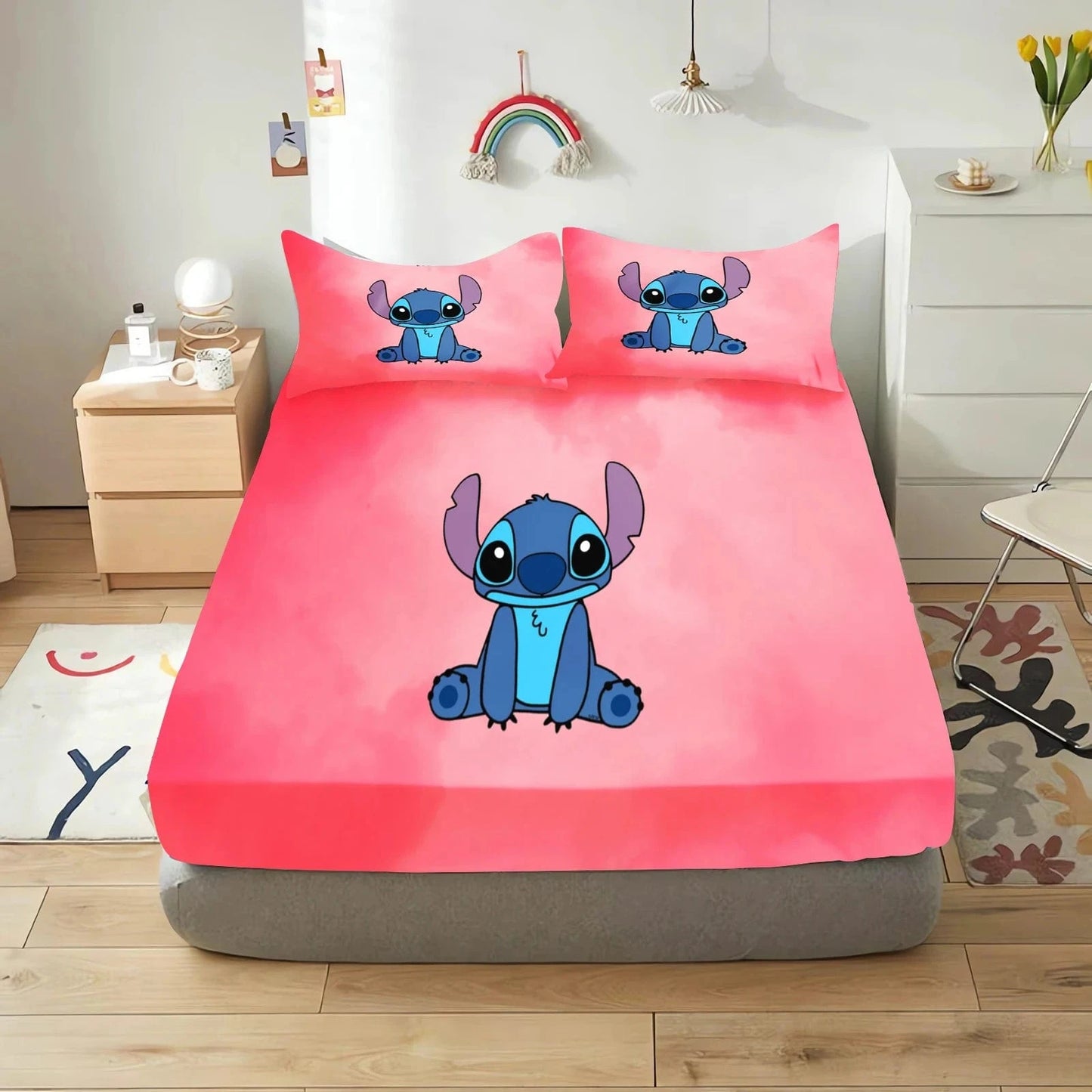 Canvanation 12 / 180x200x30cm Housse De Drap - Stitch 3-Pieces