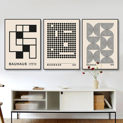 Affiche Abstrait Bauhaus