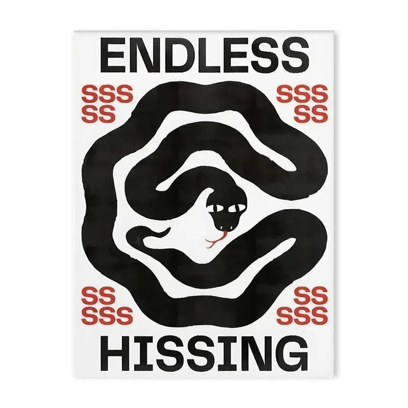 Canvanation 06 / 30x40cm Affiche Japonais Vintage Abstrait Open Your Mind