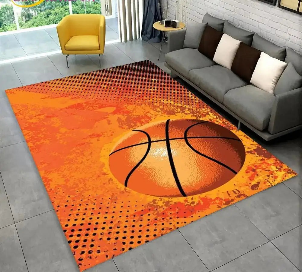 Canvanation 10 / 80x120cm Tapis De Chambre - Terrain De Basketball