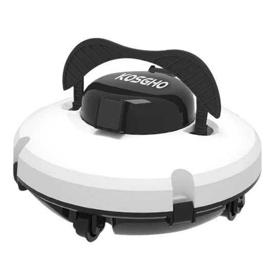 Canvanation GERMANY Nettoyeur de Piscine Robot Sans Fil avec Double Moteur et Stationnement Automatique pour Piscines à Fond Plat