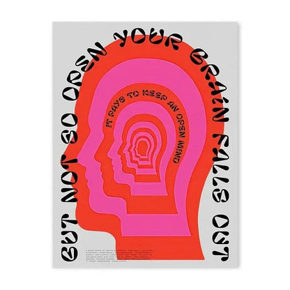 Canvanation 15 / 40x60cm Affiche Japonais Vintage Abstrait Open Your Mind
