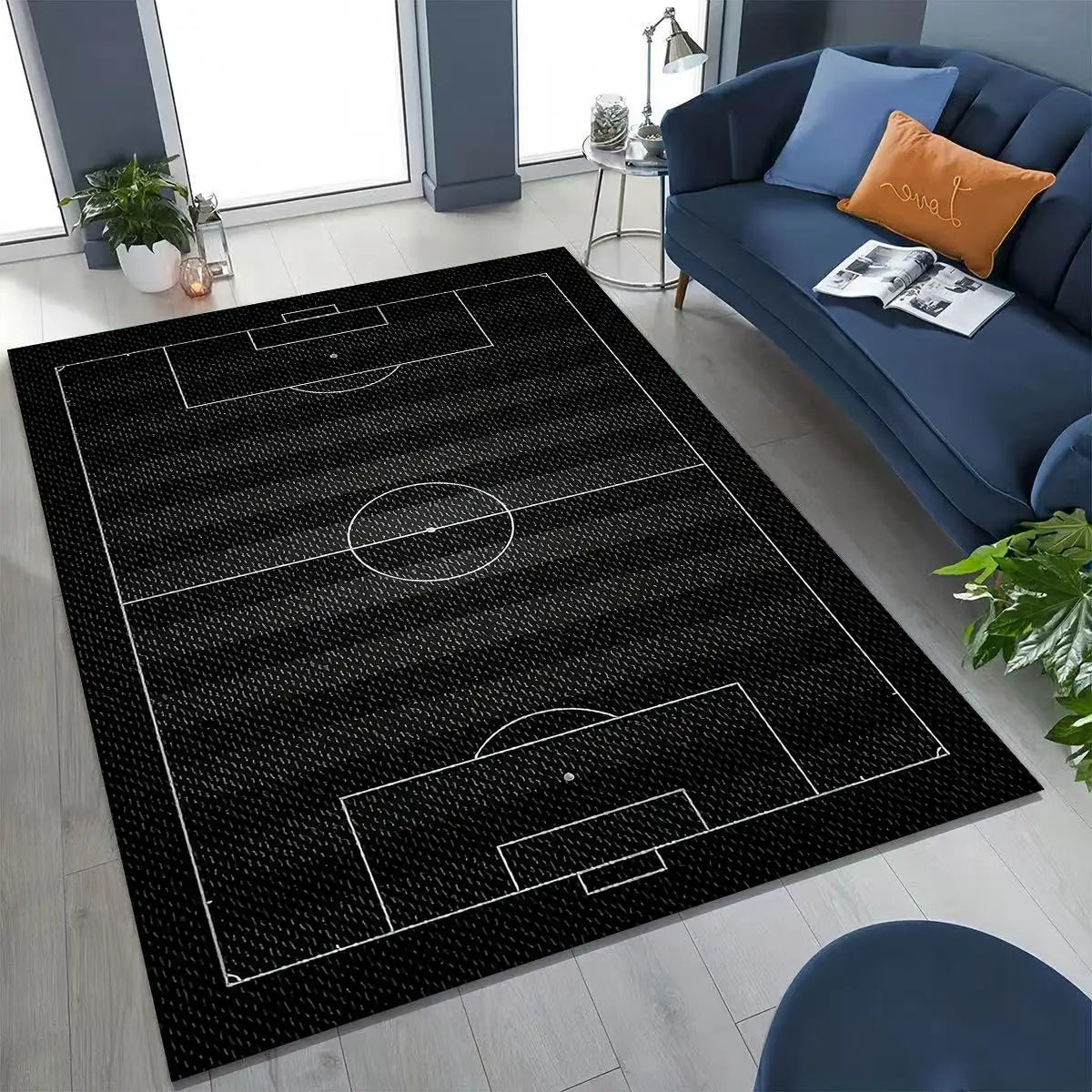 Canvanation 17 / 200x160cm( 78x62in ) Tapis De Chambre - 3D Terrain De Football Stade