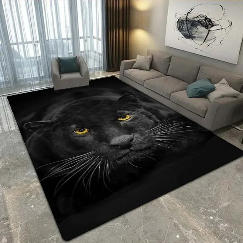 Tapis De Chambre - 3D Black Panther