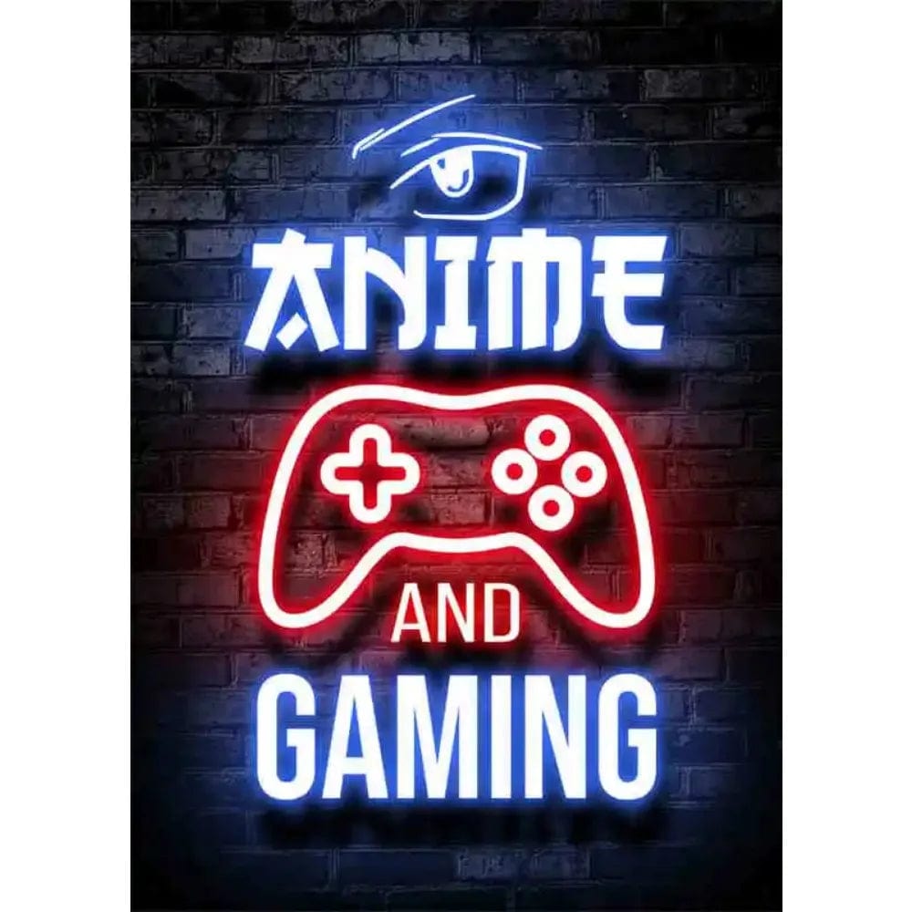 Affiche Neon Chambre Gaming