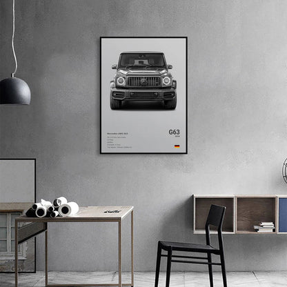 Affiche Voiture Sportif  R8 RS3 M3 M5