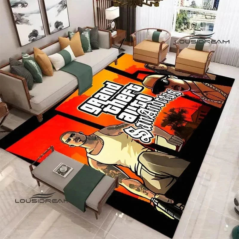 Canvanation 1 / 120x160cm Tapis de Chambre GTA