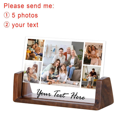 Canvanation Walnut-D / L 21.7cmx15.5cm Cadre Photo Personnalisé