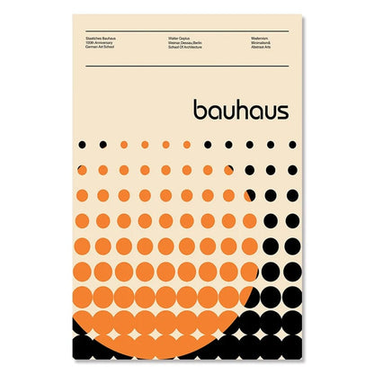 Affiche Abstraite Moderne Bauhaus