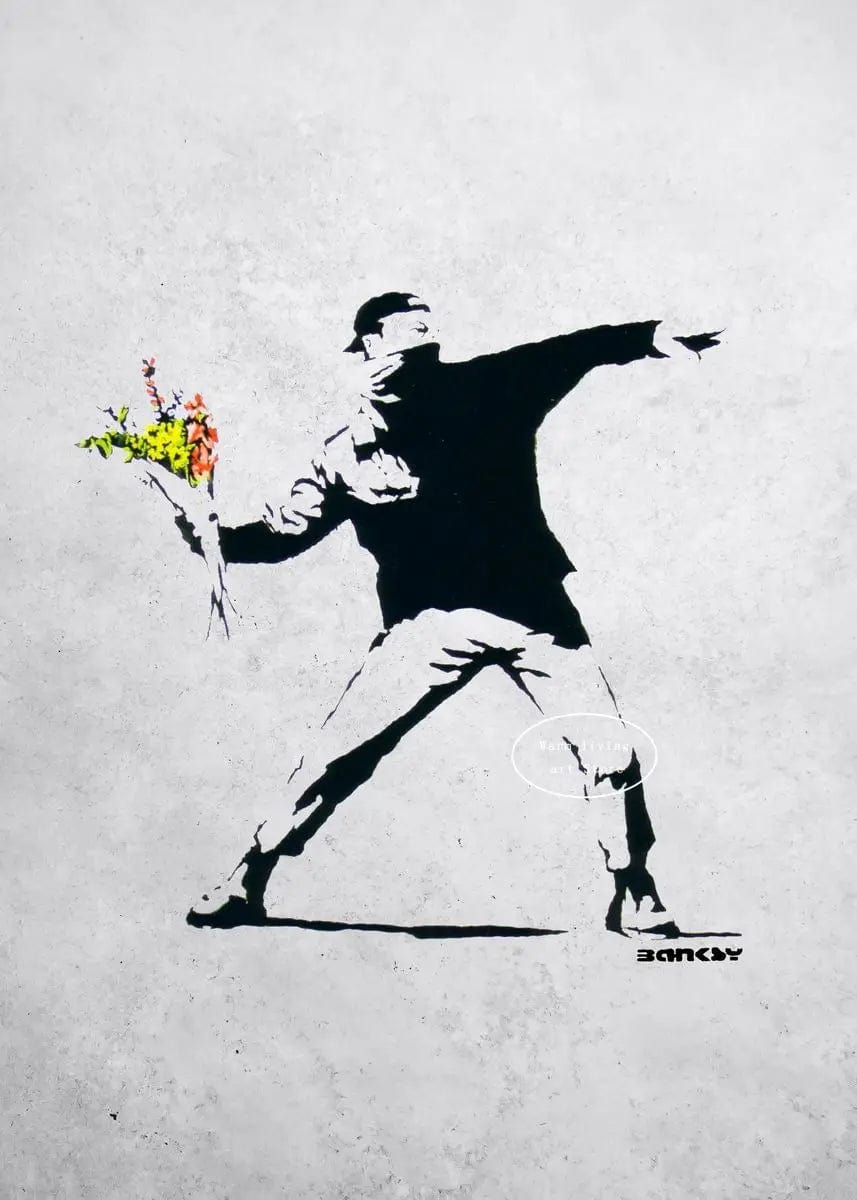 Affiche Banksy Street Art Chambre