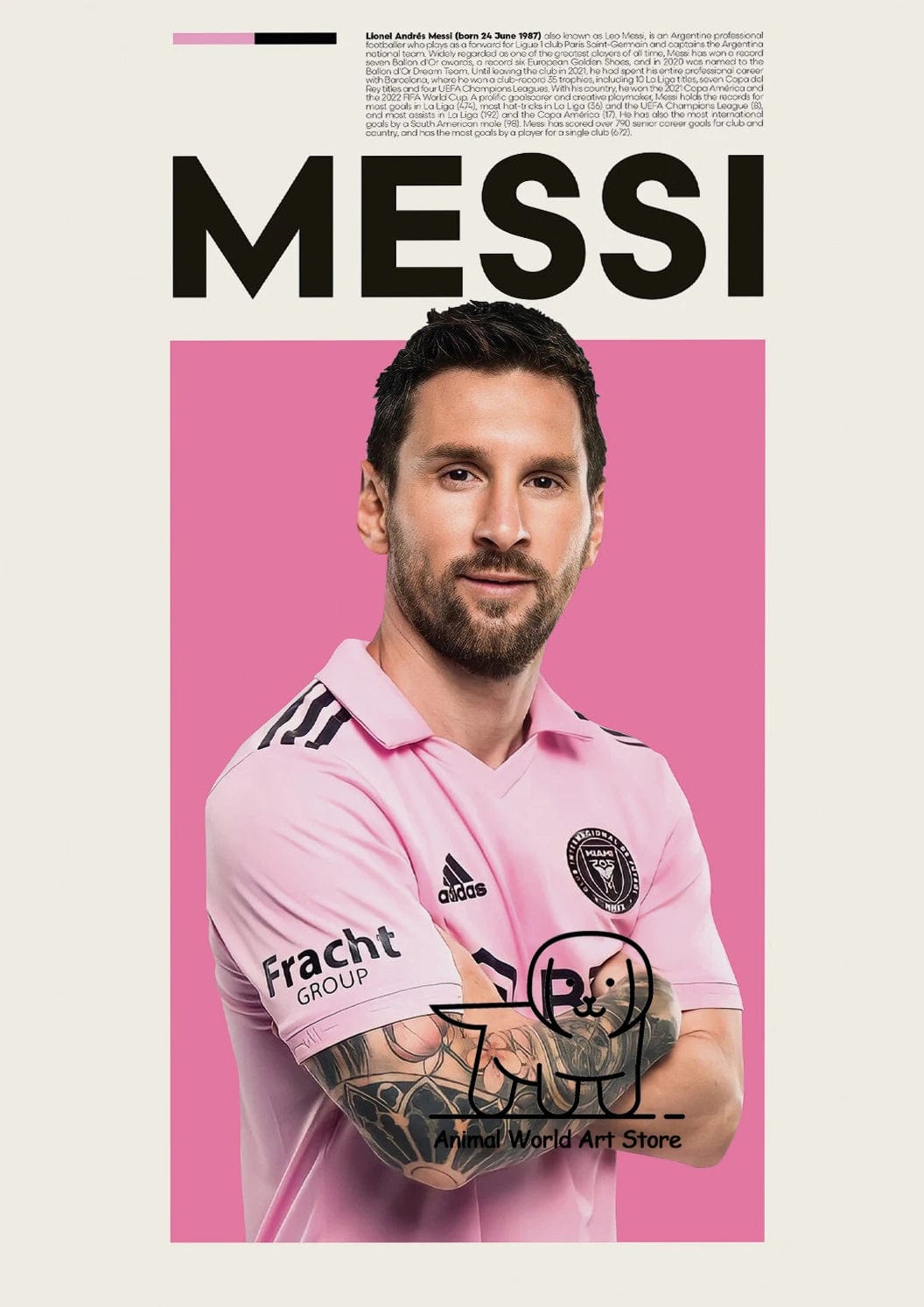 Affiche Football Joueurs Messi Et Ronaldo