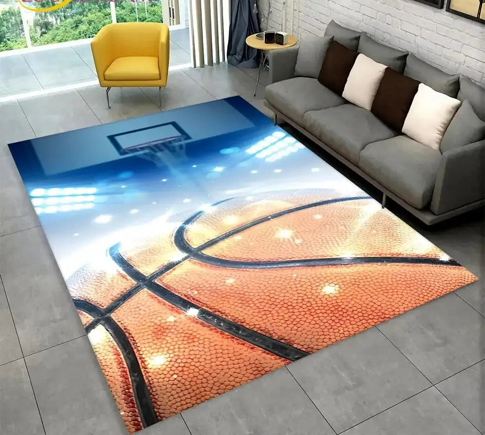 Canvanation 9 / 40x60cm Tapis De Chambre - Terrain De Basketball