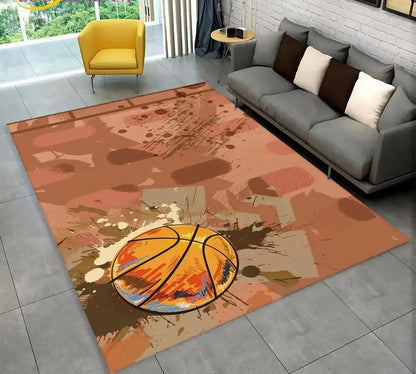 Canvanation 22 / 80x120cm Tapis De Chambre - Terrain De Basketball