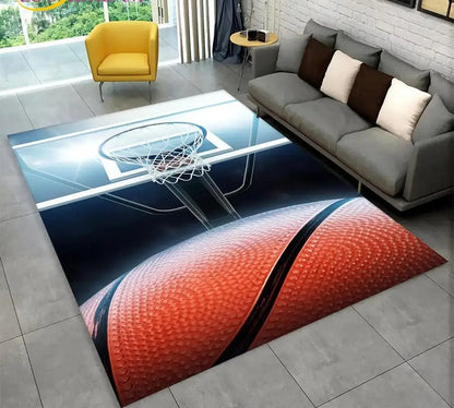 Canvanation 14 / 120x160cm Tapis De Chambre - Terrain De Basketball