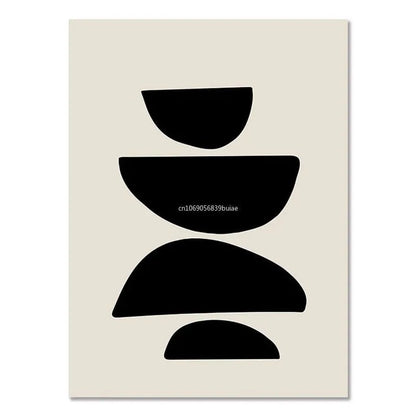 Canvanation Affiche Bohème Noir Et Blanc