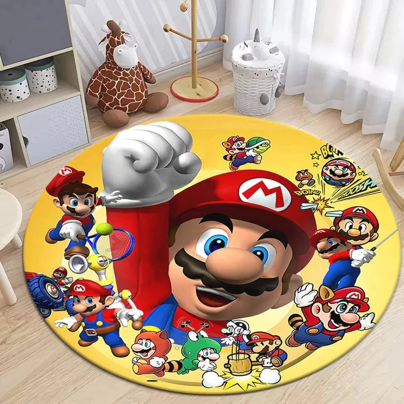 Canvanation Tapis De Chambre - Film Mario