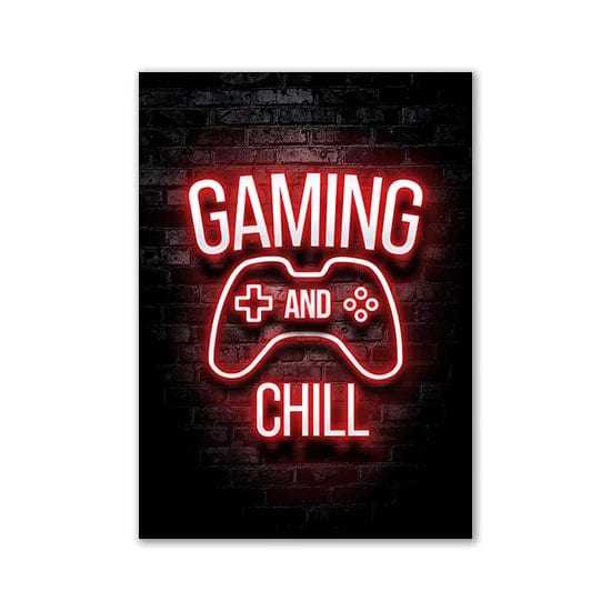 Canvanation Affiche Chambre Gaming Zone