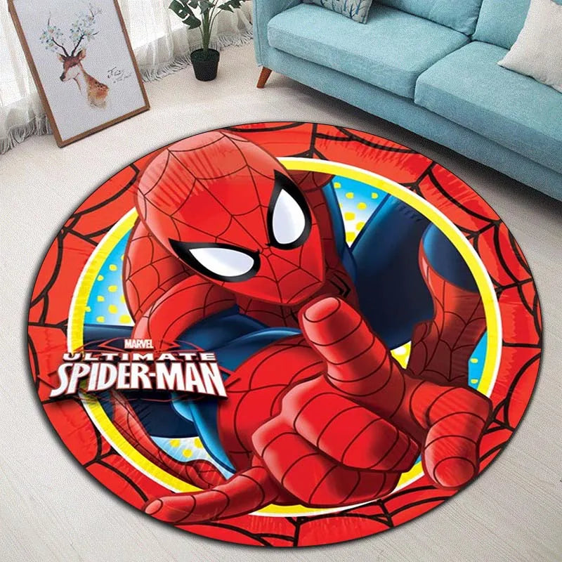 Tapis De Chambre Rond Spider Man Marvel