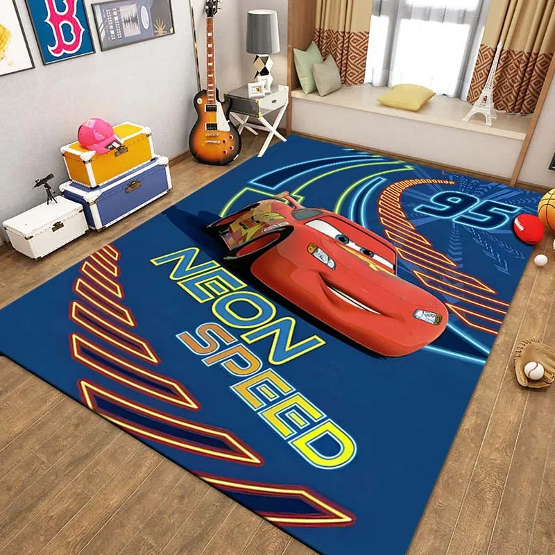 Tapis De Chambre - Cars Lightning Mcqueen