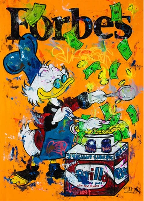 Canvanation 100x150cm Poster Picsou Forbes Street Art