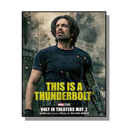 Canvanation Q112 / 55X80cm Affiche - Thunderbolts