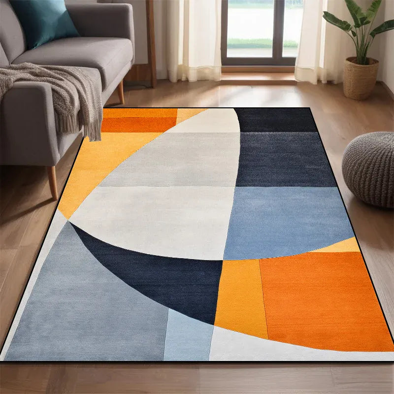 Canvanation XD19-flannel10 / 100x160cm 39.4x63in Tapis De Salon - Moderne Motif Géométrique Wilton