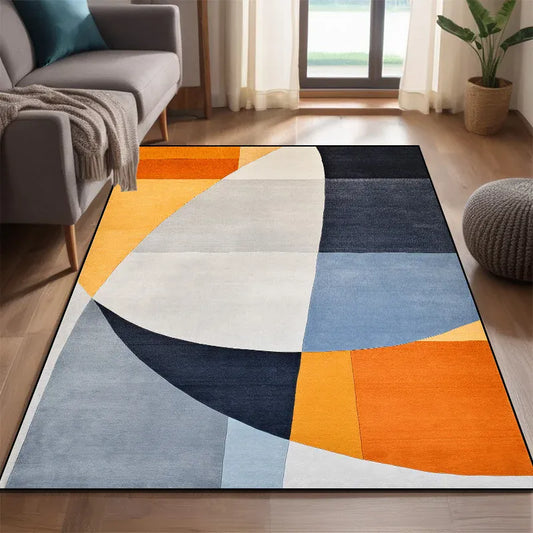 Canvanation XD19-flannel10 / 100x160cm 39.4x63in Tapis De Salon - Moderne Motif Géométrique Wilton