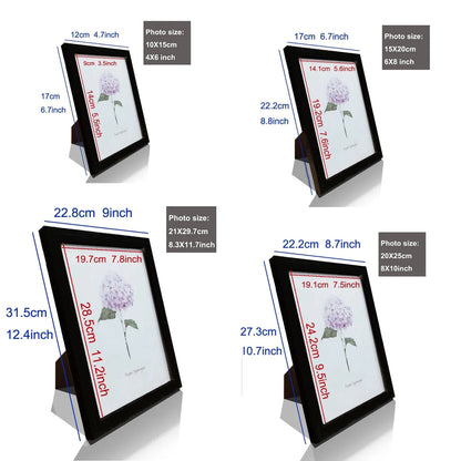 Canvanation Cadre Photo en Bois Rustique