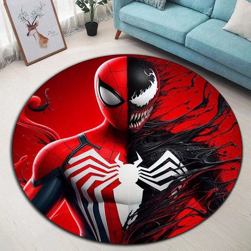 Tapis De Chambre Rond Spider Man Marvel