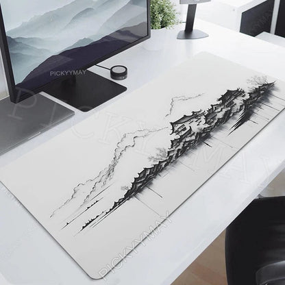Canvanation Tapis De Souris - Paysage Encre Japon