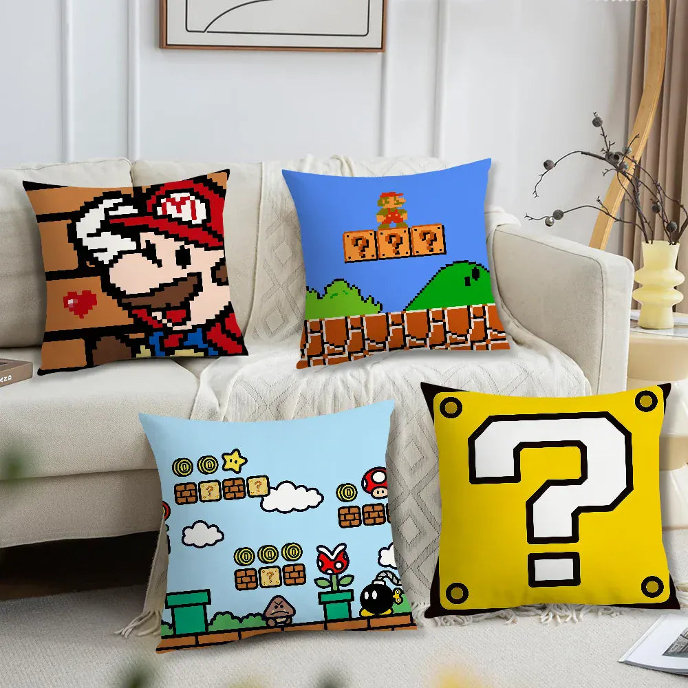 Canvanation Housse De Coussin - Motif Mario