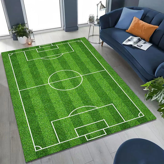 Canvanation 4 / 200x160cm( 78x62in ) Tapis De Chambre - 3D Terrain De Football Stade