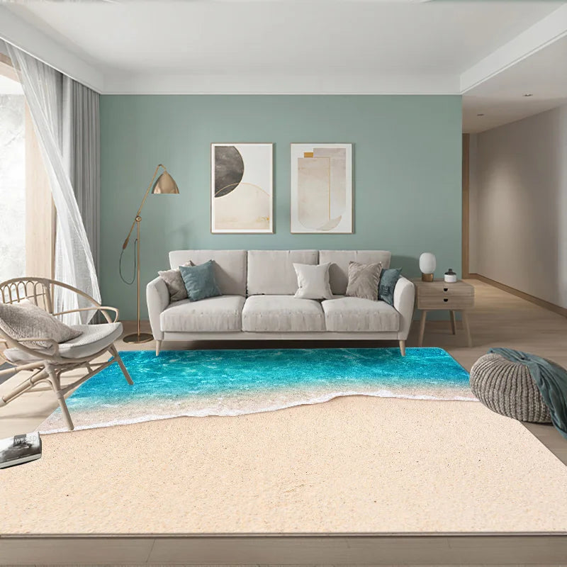 Tapis De Chambre - 3D Thème Mer