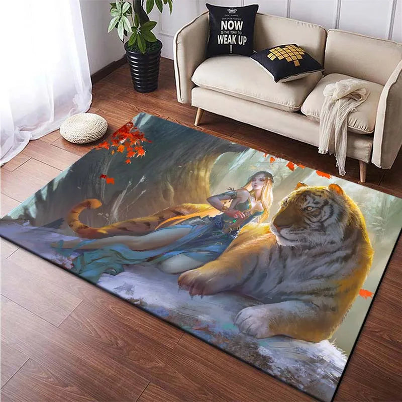 Tapis De Chambre Tigre