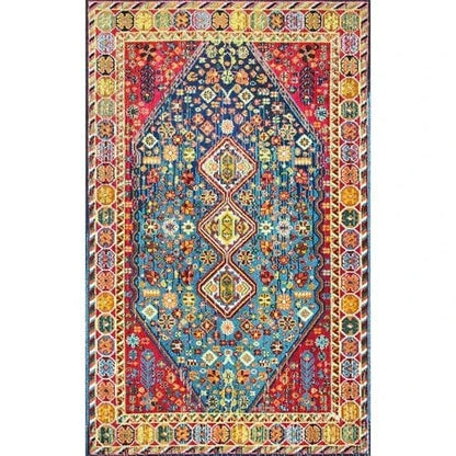 Canvanation Lint-free18 / 300x400cm 118x157in Tapis Berbère rectangulaire rétro moderne – Impression 3D, antidérapant & absorbant