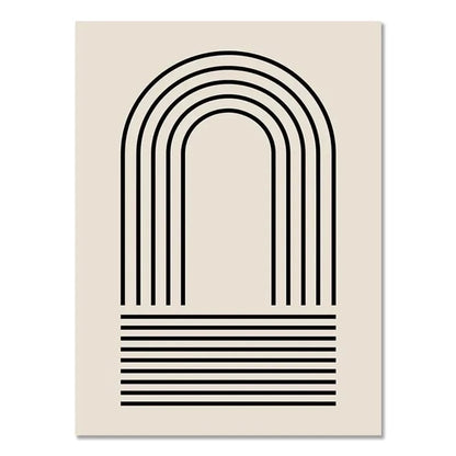 Canvanation 21x30cm / Su18 Affiche Bohème Noir Et Blanc